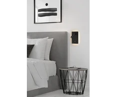 5W + 3W LED sieninis šviestuvas MANAT, baltas, 3000K, su USB ir USB C jungtimis, A3568002B