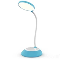 5W LED įkraunamas stalo šviestuvas VISUA DESK, mėlynas, 3000-5000K, dimeriuojamas