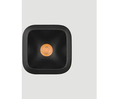 5W LED įleidžiamas šviestuvas, juodas, 3000K, IP54, S347