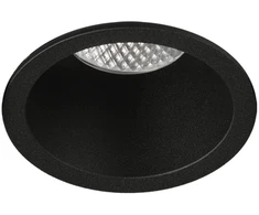 5W LED įleidžiamas šviestuvas KIDAL, juodas, 4000K, dimeriuojamas, IP44, E3771212NDP