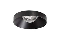 5W LED įleidžiamas šviestuvas PUCK, juodas, 3000K, IP54