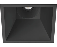 5W LED įleidžiamas šviestuvas SWAP, matinės juodos sp., 3000K, 44°