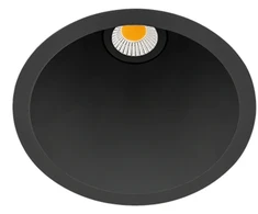 5W LED įleidžiamas šviestuvas SWAP, matinės juodos sp., 4000K, 42°