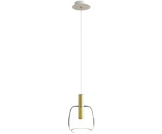 5W LED pakabinamas šviestuvas, aukso sp., 3000K, 1968