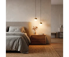 5W LED pakabinamas šviestuvas CUSTO, aukso/baltos sp., 2700/3000K, dimeriuojamas, C3818172ODT