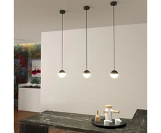 5W LED pakabinamas šviestuvas CUSTO, juodos/baltos sp., 2700/3000K, dimeriuojamas, C3818172NDT
