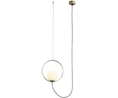 5W LED pakabinamas šviestuvas HALO, aukso/baltos sp., 2700/3000K, C3815171O