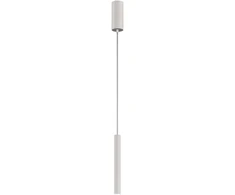 5W LED pakabinamas šviestuvas PIPE SLIM, baltas, 3000K, dimeriuojamas, C3986100BDP