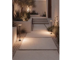 5W LED pastatomas lauko šviestuvas, juodos/pilkos sp., 2700K, IP65, E537