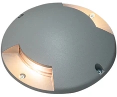 5W LED paviršinio montavimo grindinio šviestuvas, pilkas, 3000K, IP67, E462
