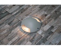 5W LED paviršinio montavimo grindinio šviestuvas, pilkas, 3000K, IP67, E462