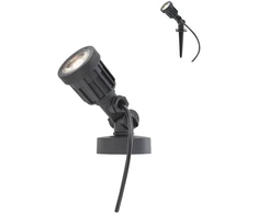 5W LED paviršinis/įsmeigiamas lauko šviestuvas TIM, dūmų sp., 3000K, IP65