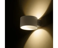 5W LED sieninis šviestuvas BIARITZ, baltas, 3000K, šviečia į viršų ir į apačią