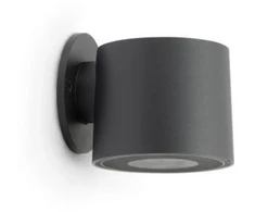 5W LED sieninis šviestuvas CLIC WALL, tamsiai pilkos sp., 2700K, dimeriuojamas