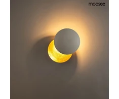 5W LED sieninis šviestuvas ECLISE, aukso/baltos sp., 3000K