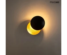 5W LED sieninis šviestuvas ECLISE, aukso/juodos sp., 3000K