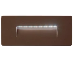 5W LED sieninis šviestuvas laiptų apšvietimui STRATOS, bronzos sp., CCT, IP65