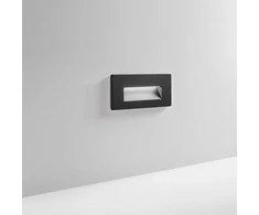 5W LED sieninis šviestuvas laiptų apšvietimui STRATOS, juodas, CCT, IP65