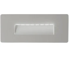 5W LED sieninis šviestuvas laiptų apšvietimui STRATOS, sidabro sp., CCT, IP65