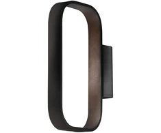 5W LED sieninis šviestuvas MOKA, rudas, 3000K