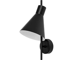 5W LED sieninis šviestuvas TOKIO, juodas, 3000K