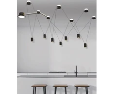 5W LED šviestuvas į 24V PLUG &amp; PLAY sistemą, juodas, 3000K, dimeriuojamas, 19168