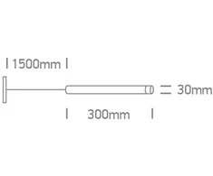 5W LED šviestuvas į magnetines sistemas MINI/MIDI/MAXI/P&amp;P, juodas, 3000/3500/4000K, 48V, 38°, 42130A/B/V
