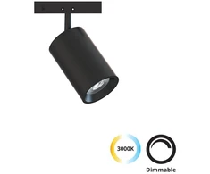 5W LED šviestuvas į magnetinius bėgelius MICRO MAGNETIC, juodas, 3000K, dimeriuojamas, 4315600