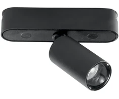 5W LED šviestuvas, montuojamas į BERNINI sistemą, juodas, CCT