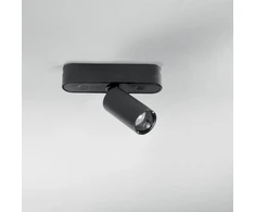 5W LED šviestuvas, montuojamas į BERNINI sistemą, juodas, CCT