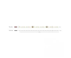 5W/m LED juosta, 24V, 120LEDs/m, 3000K, IP20, 5m ritė, LS45