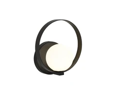 5W sieninis šviestuvas HALO, baltos/juodos sp., 2700K-3000K, A3815170N