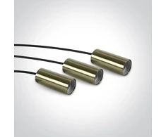 5x20W pakabinamas šviestuvas, šlifuoto žalvario sp., E27, 63124C/BBS