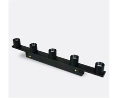 5x2W LED šviestuvas į magnetines sistemas ONELIGHT MINI/MIDI, juodas, 3000K, 42128C/B/W