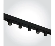 5x2W LED šviestuvas į magnetines sistemas ONELIGHT MINI/MIDI, juodas, 3000K, 42128C/B/W