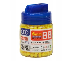 6 mm BB plastikinės kulkos - šratai 1000vnt.