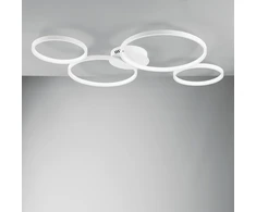60W LED lubinis šviestuvas FREDY, baltas, CCT