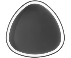 60W LED lubinis šviestuvas KLAPTON, juodas, CCT