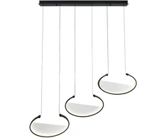 60W LED pakabinamas šviestuvas ADELE, juodas, 3000K, 4302100