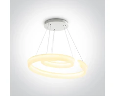 60W LED pakabinamas šviestuvas, baltas, 3000K, 63112/W