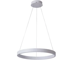 Italux 60W LED pakabinamas šviestuvas BRASCO DOWN, baltas, 3000/4000K, dimeriuojamas