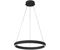 Italux 60W LED pakabinamas šviestuvas BRASCO DOWN, juodas, 3000/4000K, dimeriuojamas