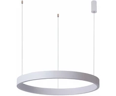 Italux 60W LED pakabinamas šviestuvas BRASCO DOWN, baltas, 3000/4000K, dimeriuojamas