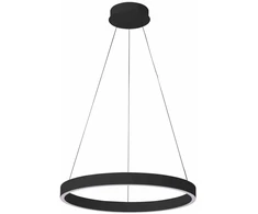 Italux 60W LED pakabinamas šviestuvas BRASCO UP DOWN, juodas, 3000/4000K, dimeriuojamas