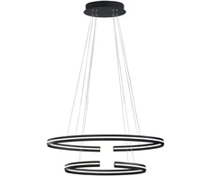 60W LED pakabinamas šviestuvas CLARKE, juodas, 4000K