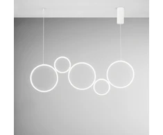 60W LED pakabinamas šviestuvas FREDY, baltas, CCT