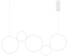 60W LED pakabinamas šviestuvas FREDY, baltas, CCT