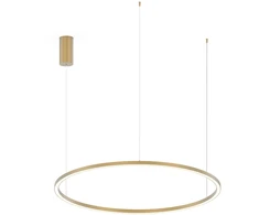 60W LED pakabinamas šviestuvas HOOP, aukso sp., CCT