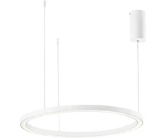 60W LED pakabinamas šviestuvas HOOP, baltas, CCT