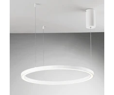 60W LED pakabinamas šviestuvas HOOP, baltas, CCT